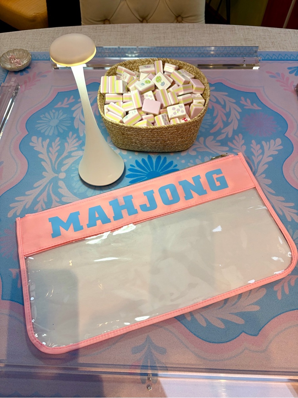 Mahjong Tile Bag 🩵🀄️🩷